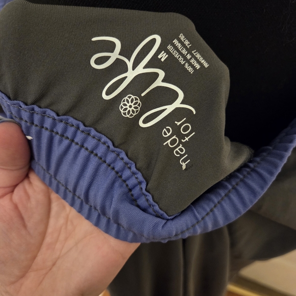 Made for Life Women's Gray Joggers with Blue/purple Accents - Picture 6 of 6